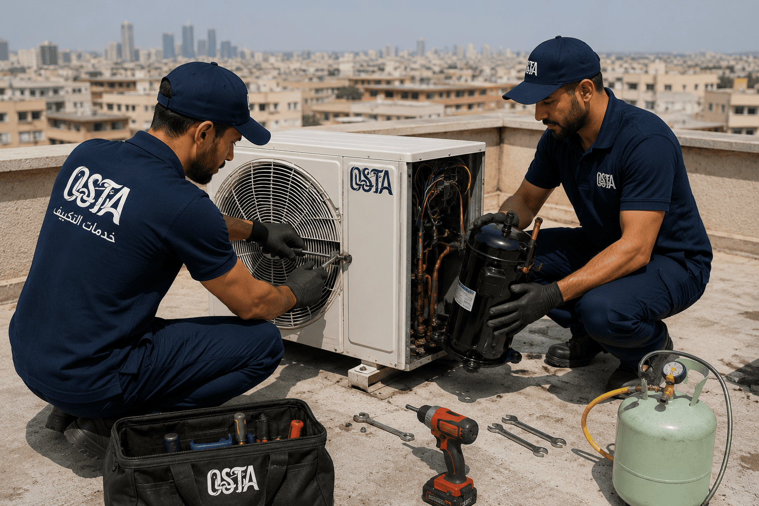 AC Gas Refilling in Dubai – When Do You Really Need It? | OSTA Services